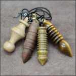 Pendules divinatoires bois divers