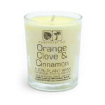 Bougie votive orange cannelle et clou de girofle