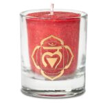 Bougie votive parfumée 1er chakra