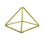 Pyramide tiges laiton