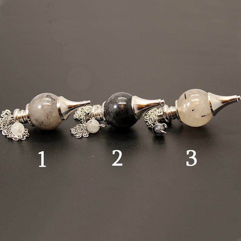 pendule inclusion tourmaline