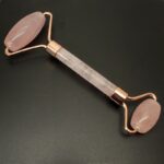 Baguette massage double quartz rose