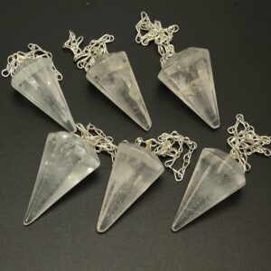 Pendule facetté quartz declassé