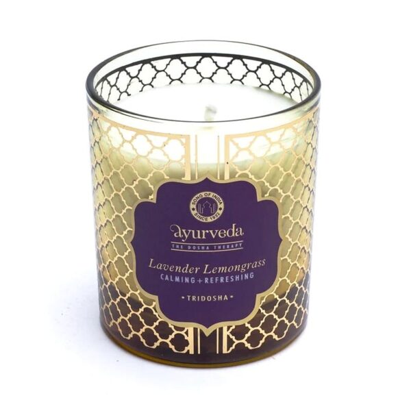 Bougie Tridoshas Lavande Citronnelle – Image 2