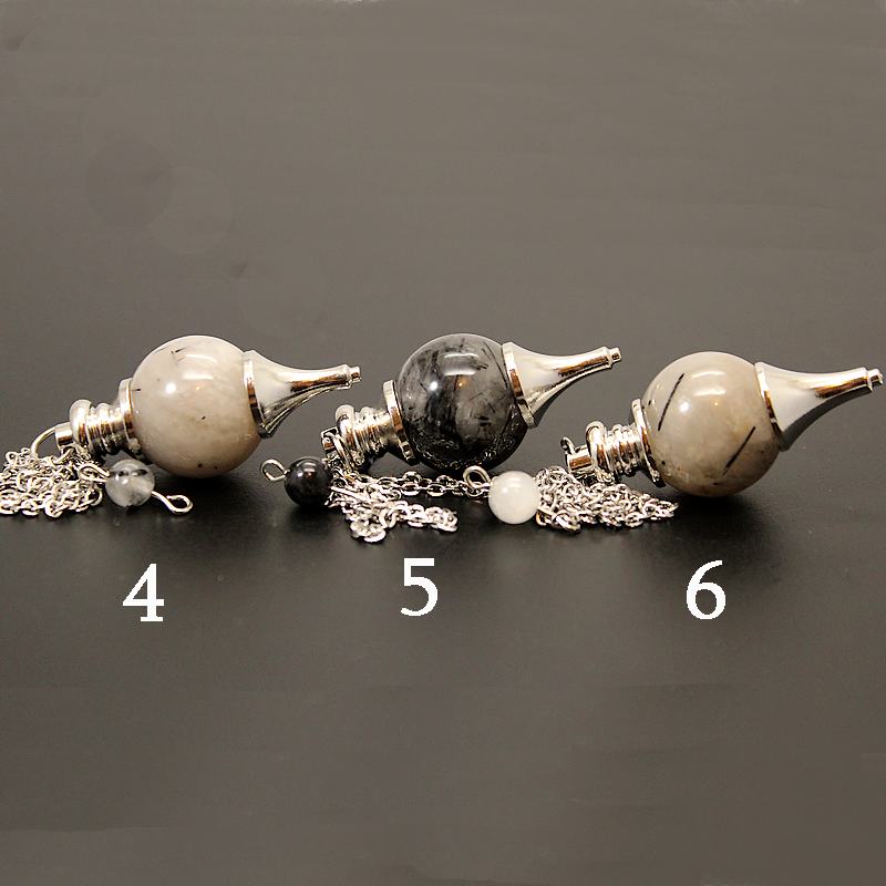 pendule inclusion tourmaline