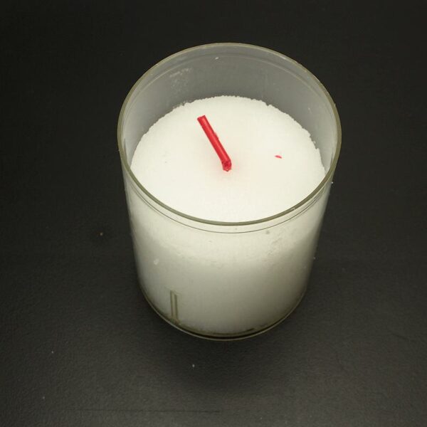 veilleuse votive blanche