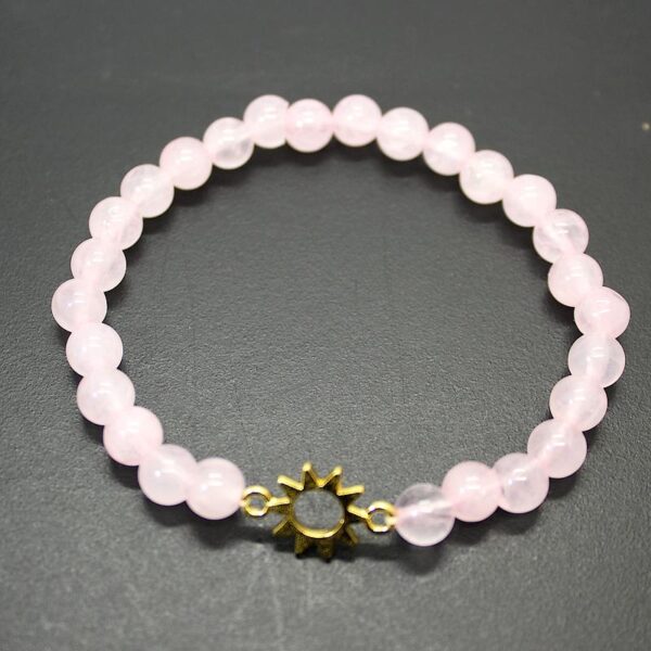 bracelet quartz rose