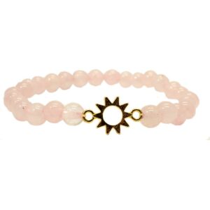 bracelet quartz rose