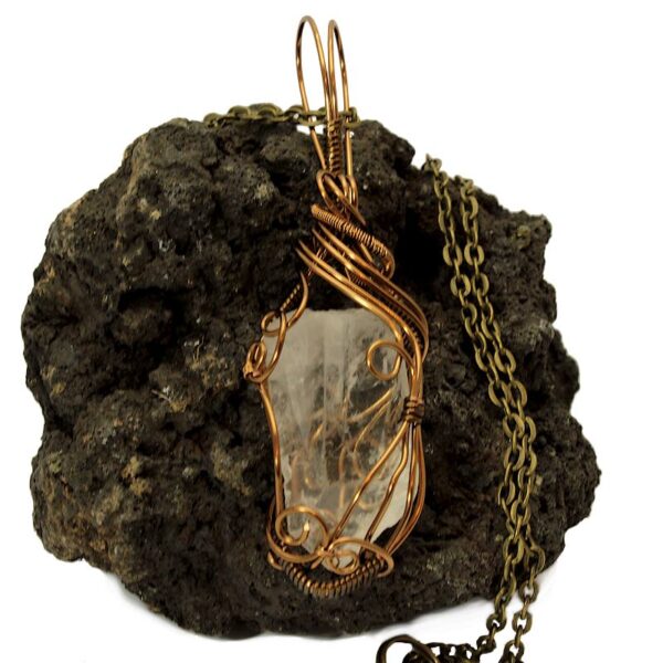 pendentif quartz brut