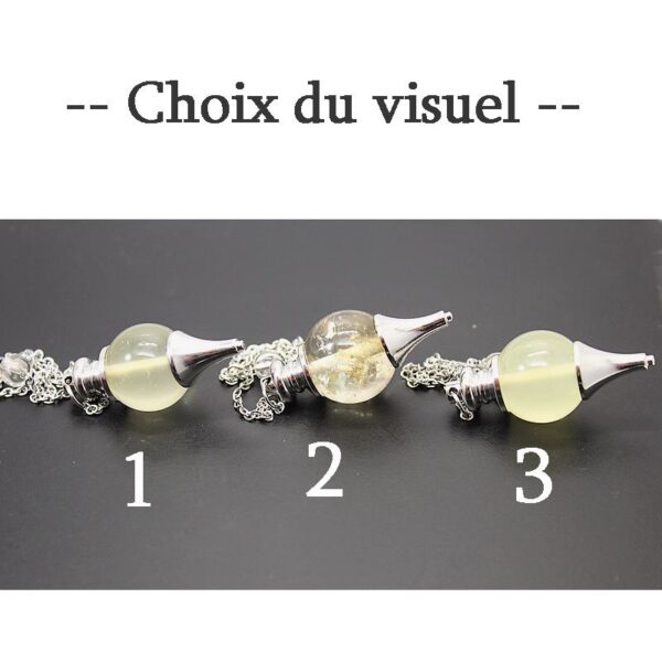 pendule citrine
