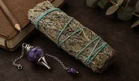 sauge blanche purifiante pour les pendules en pierre naturelle