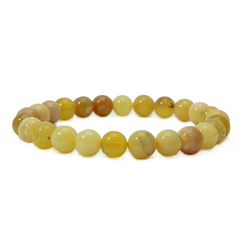 bracelet opale jaune