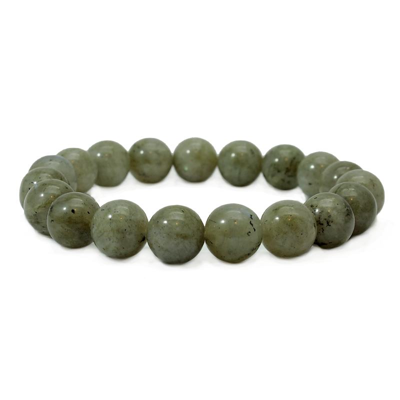 bracelet perles de labradorite