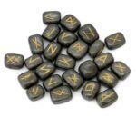Set 25 runes en hématite