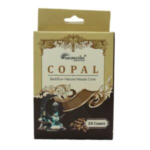 cones encens backflow copal effet cascade