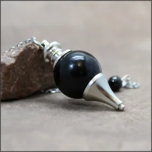 pendule divinatoire tourmaline noire