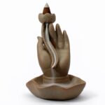 Porte encens backflow Main de Bouddha