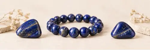 bijoux en lapis lazuli naturel