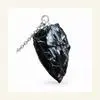 Pendule en obsidienne
