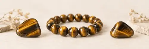 bijoux en oeil de tigre naturel