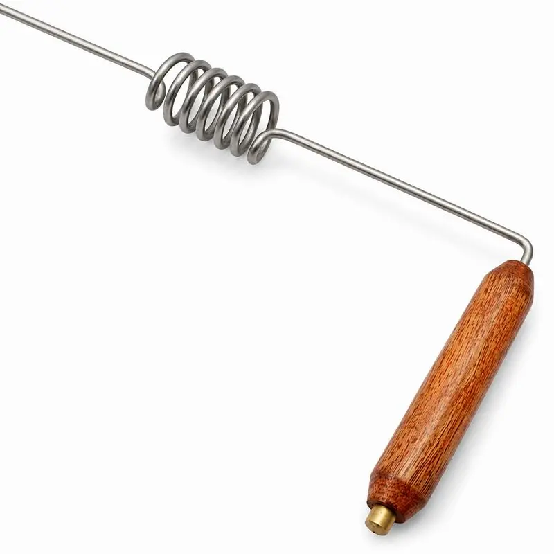 baguettes de radiesthesie en bois de hetre et metal